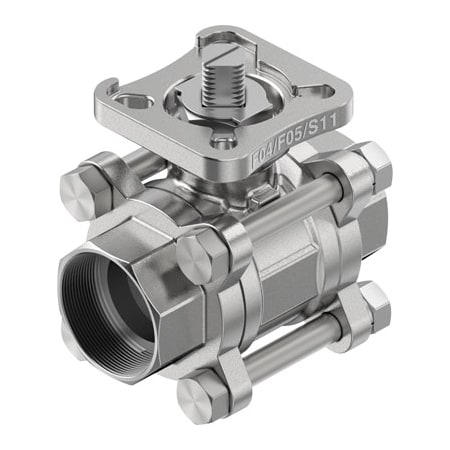Festo Ball Valve VZBE-1-WA-63-T-2-F0405-V15V15 VZBE-1-WA-63-T-2-F0405-V15V15
